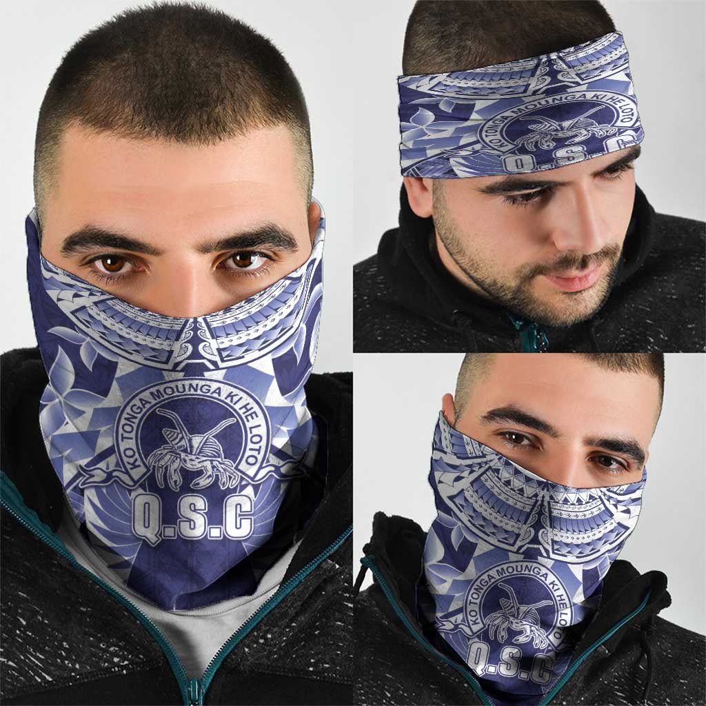 Tonga Queen Salote College Neck Gaiter Centenary Navy Version