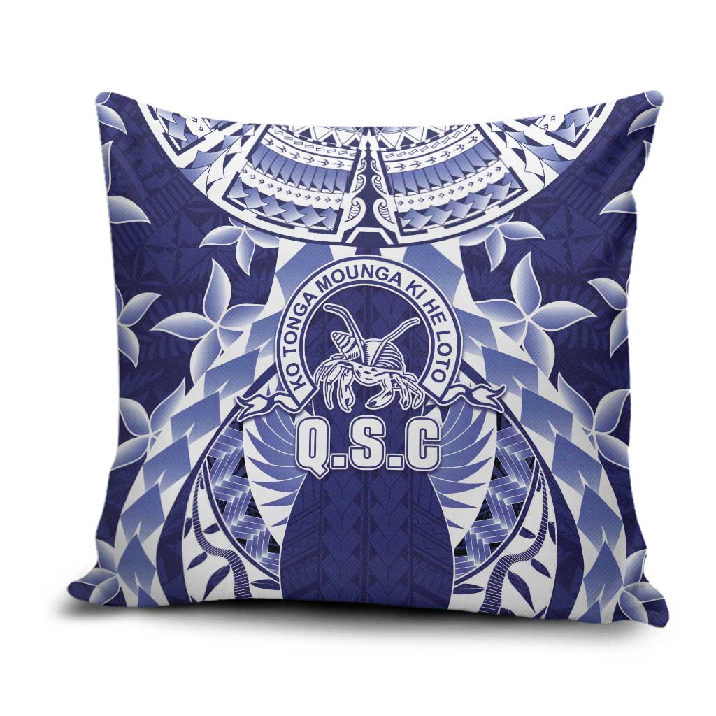 Tonga Queen Salote College Pillow Cover Centenary Navy Version