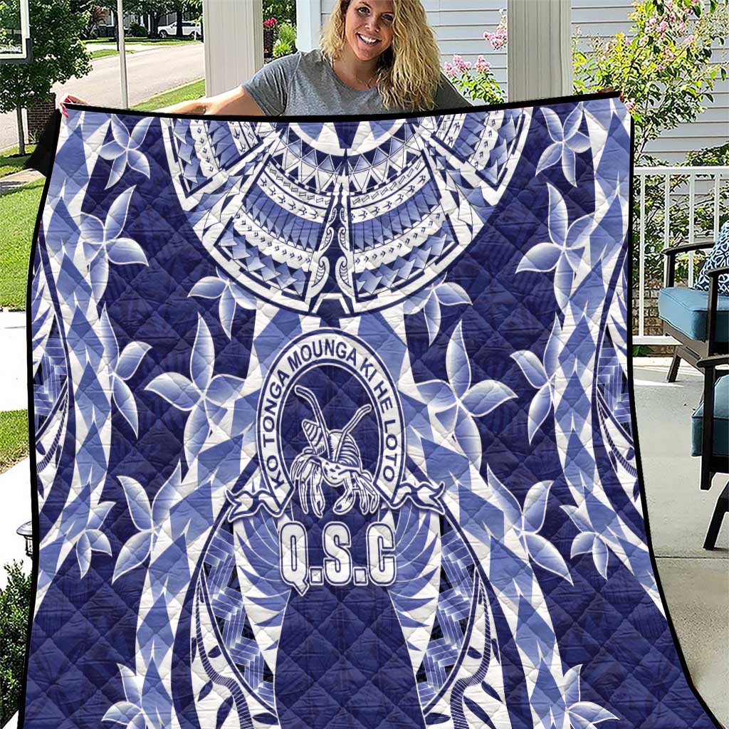Tonga Queen Salote College Quilt Centenary Navy Version