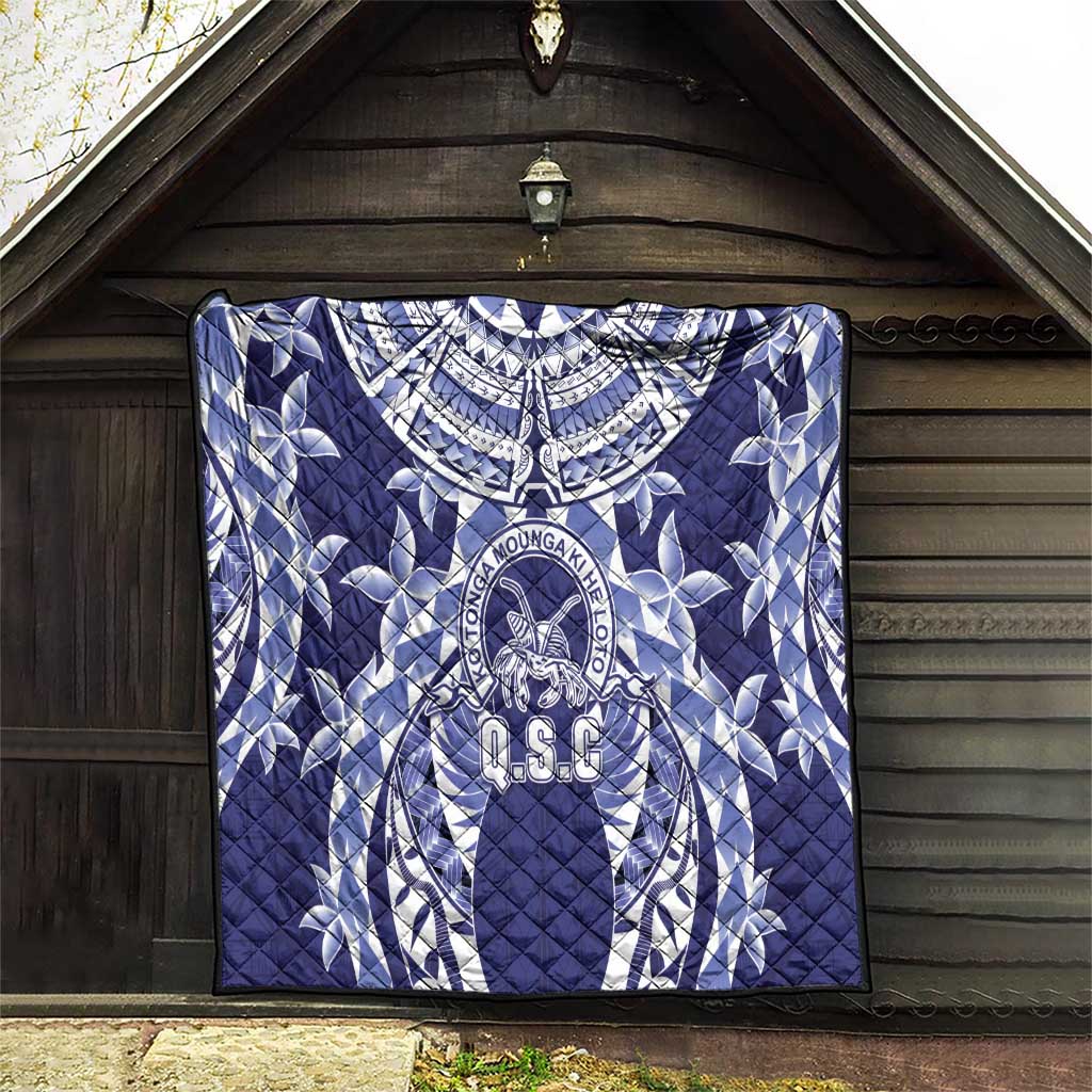 Tonga Queen Salote College Quilt Centenary Navy Version