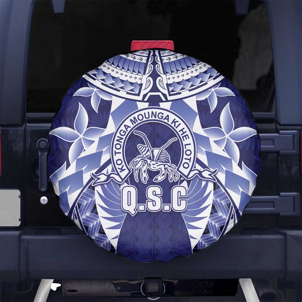 Tonga Queen Salote College Spare Tire Cover Centenary Navy Version