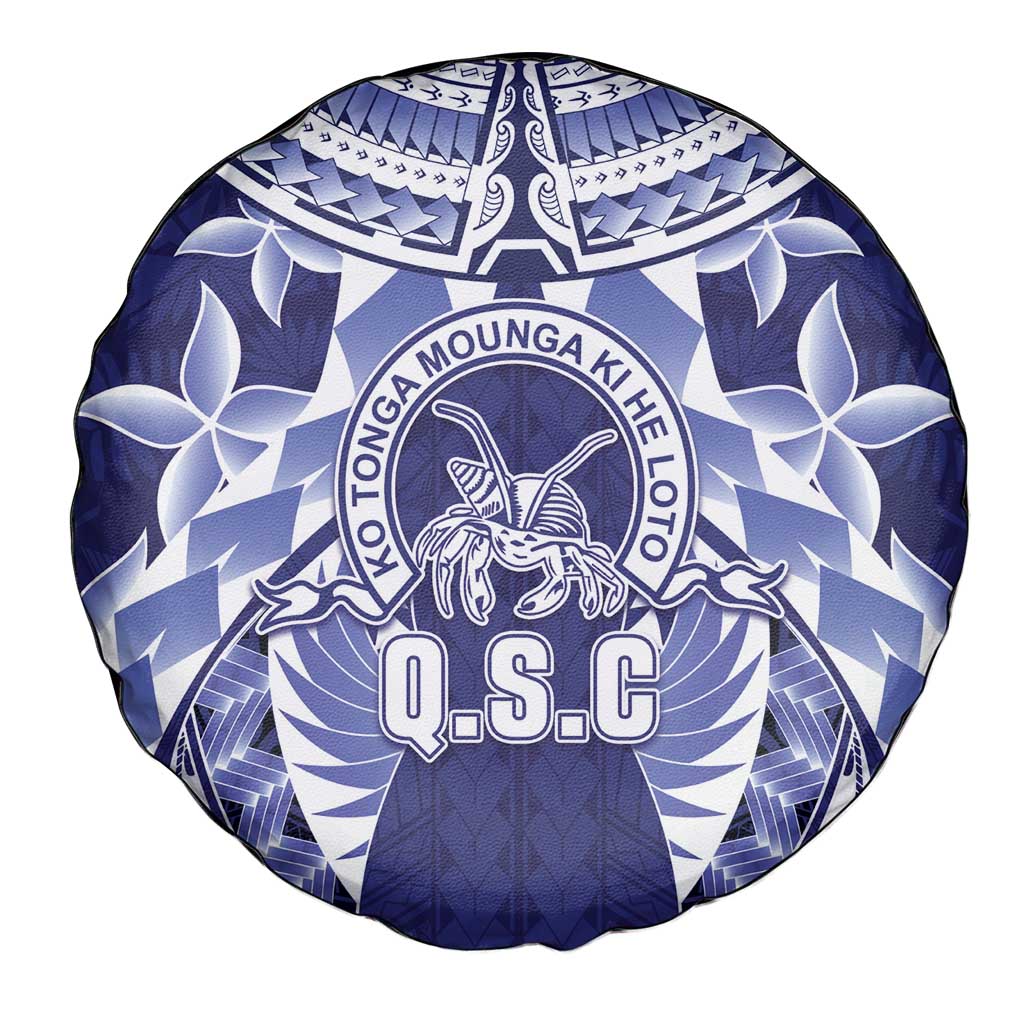 Tonga Queen Salote College Spare Tire Cover Centenary Navy Version