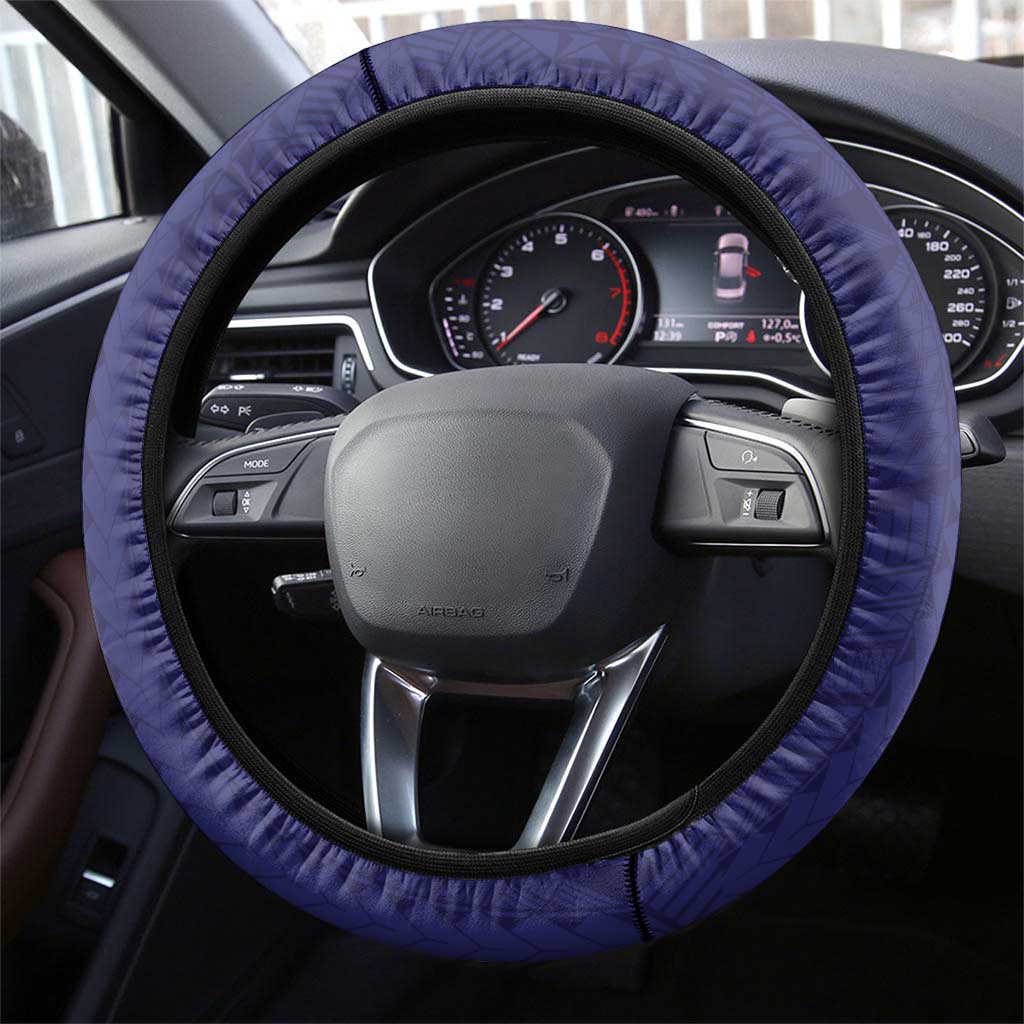 Tonga Queen Salote College Steering Wheel Cover Centenary Navy Version
