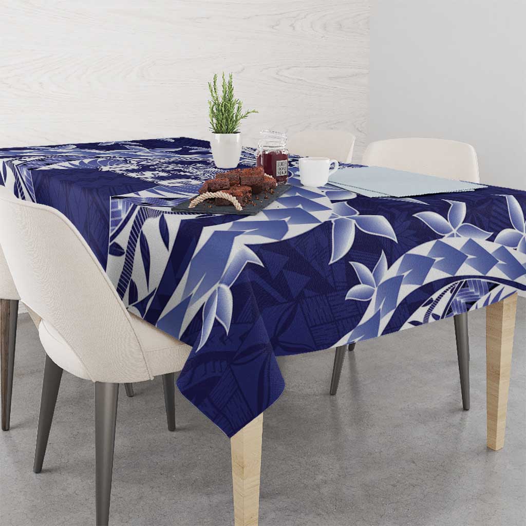Tonga Queen Salote College Tablecloth Centenary Navy Version