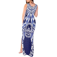 Personalised Tonga Queen Salote College Tank Maxi Dress Centenary Navy Version