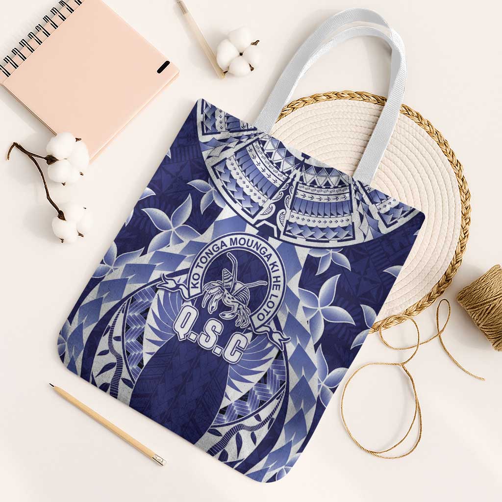 Tonga Queen Salote College Tote Bag Centenary Navy Version