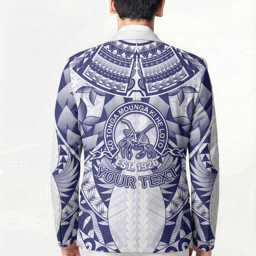 Personalised Tonga Queen Salote College Blazer Centenary White Version