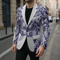 Personalised Tonga Queen Salote College Blazer Centenary White Version