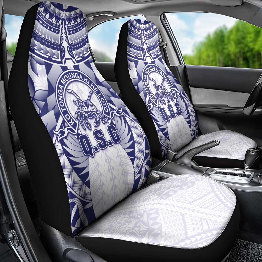 Tonga Queen Salote College Car Seat Cover Centenary White Version