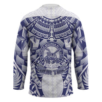 Personalised Tonga Queen Salote College Hockey Jersey Centenary White Version