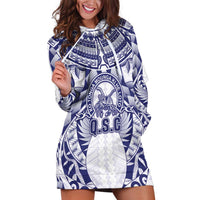 Personalised Tonga Queen Salote College Hoodie Dress Centenary White Version