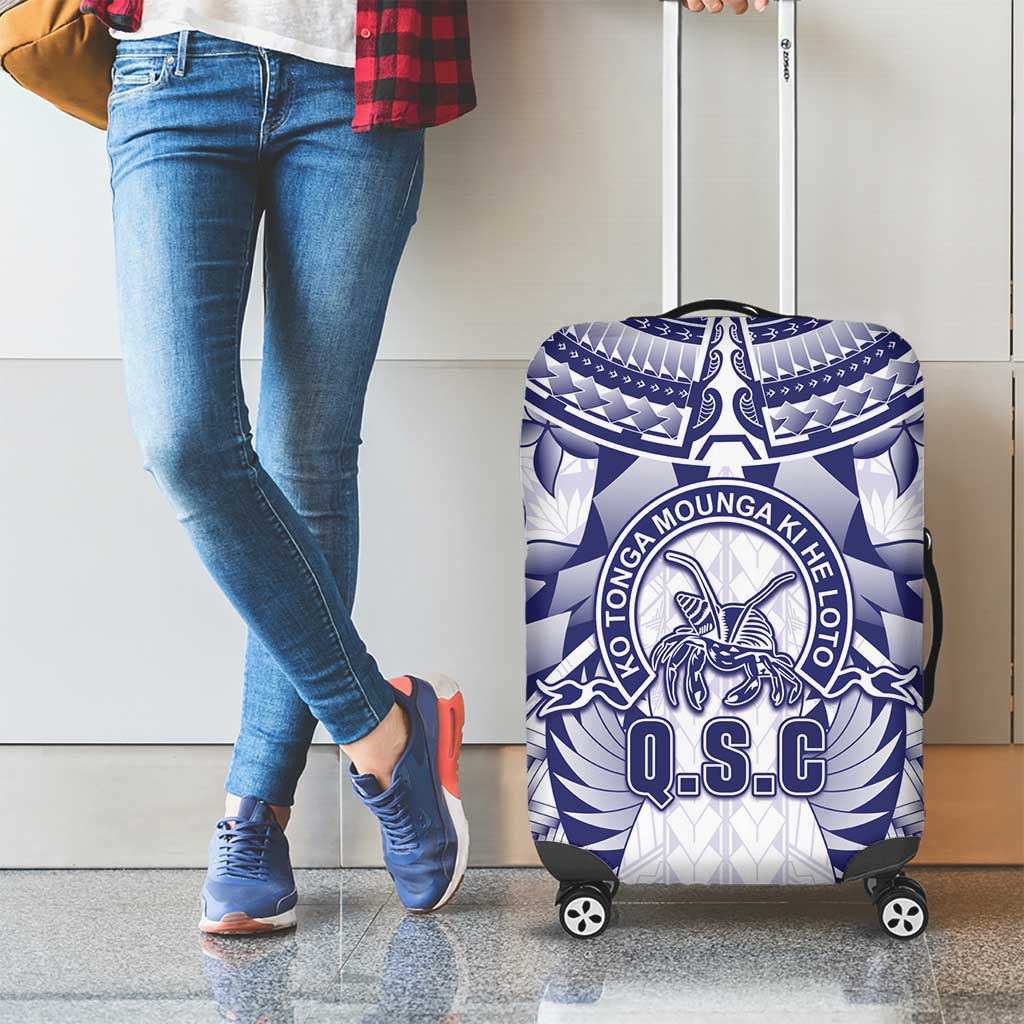 Tonga Queen Salote College Luggage Cover Centenary White Version
