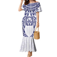 Personalised Tonga Queen Salote College Mermaid Dress Centenary White Version