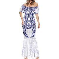 Personalised Tonga Queen Salote College Mermaid Dress Centenary White Version