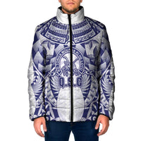 Personalised Tonga Queen Salote College Padded Jacket Centenary White Version