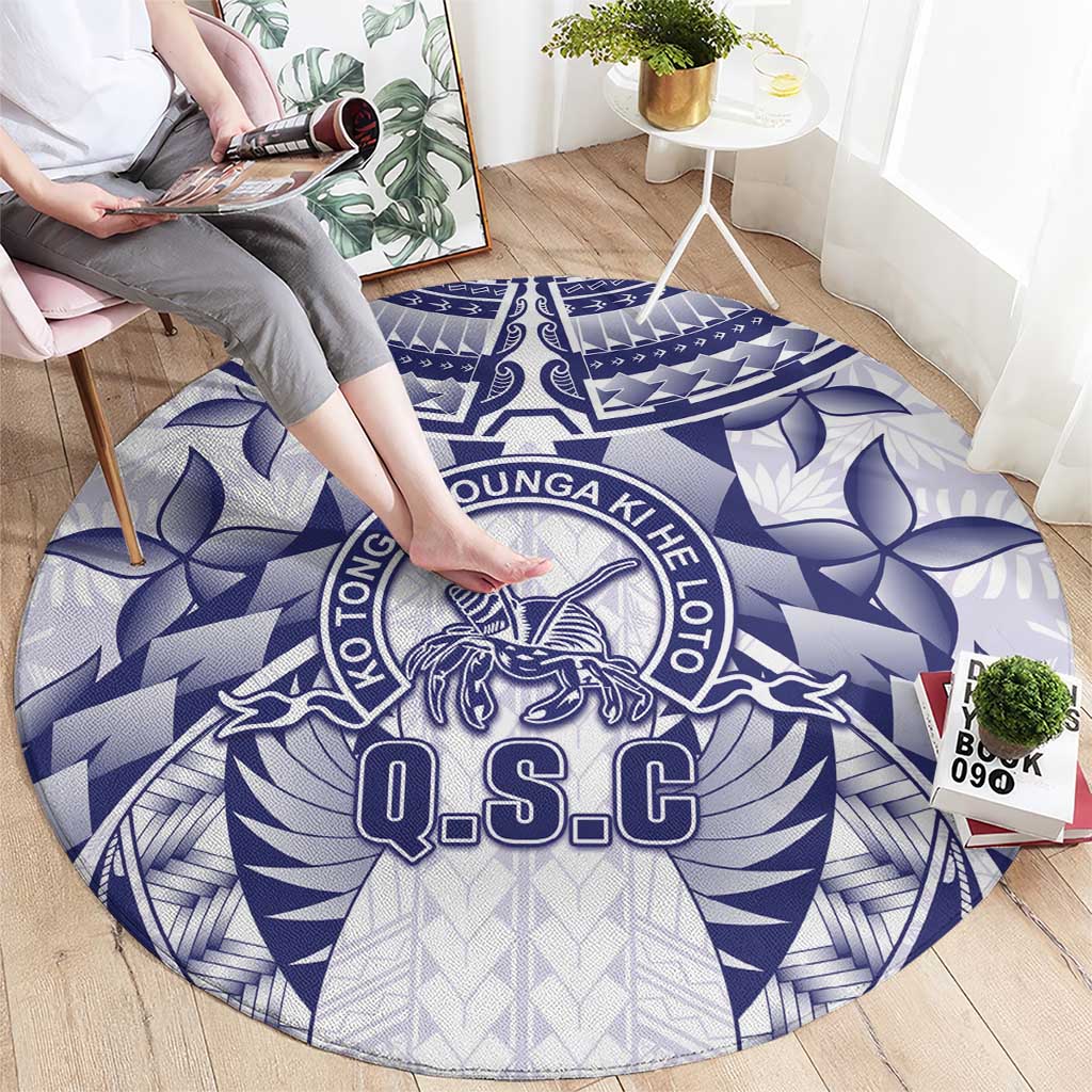 Tonga Queen Salote College Round Carpet Centenary White Version