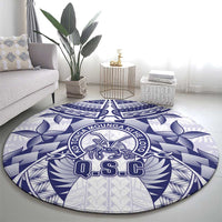Tonga Queen Salote College Round Carpet Centenary White Version