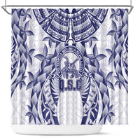 Tonga Queen Salote College Shower Curtain Centenary White Version