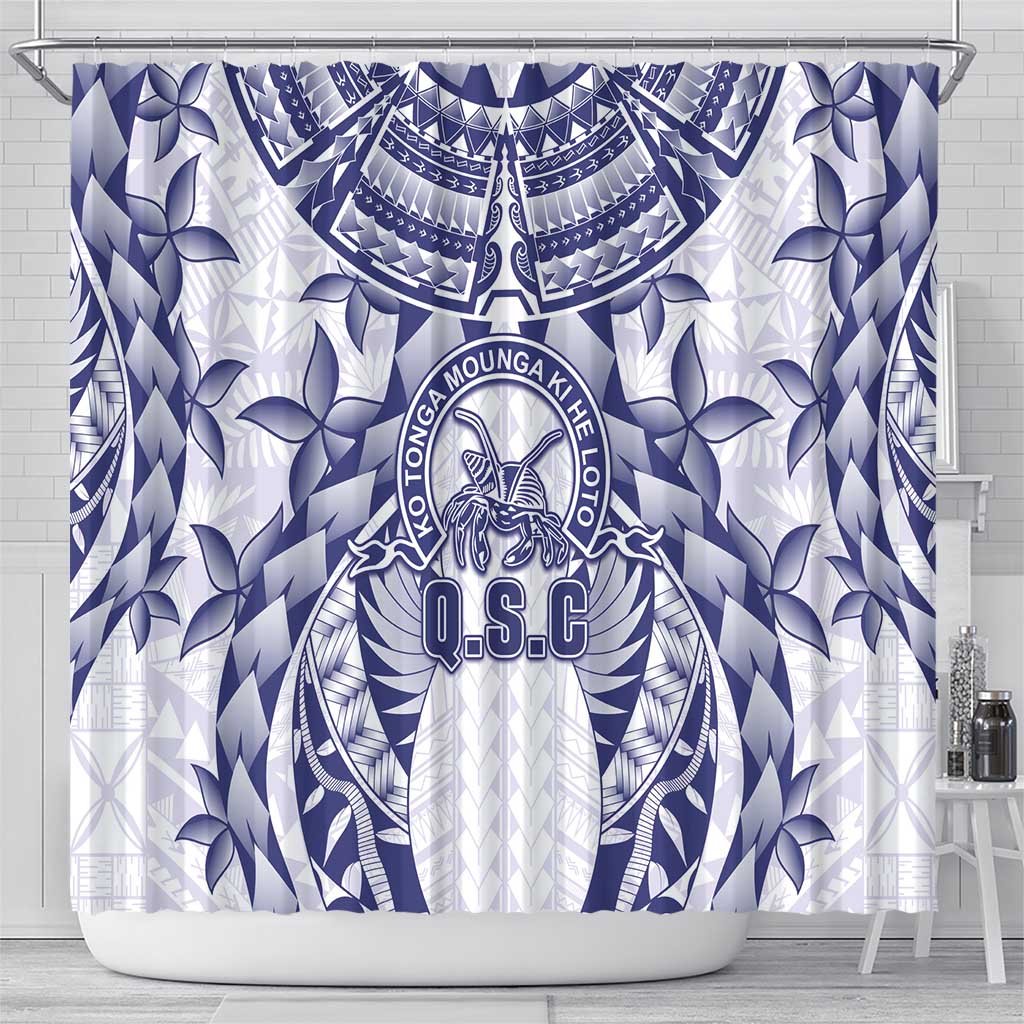 Tonga Queen Salote College Shower Curtain Centenary White Version