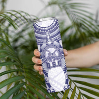 Personalised Tonga Queen Salote College Skinny Tumbler Centenary White Version