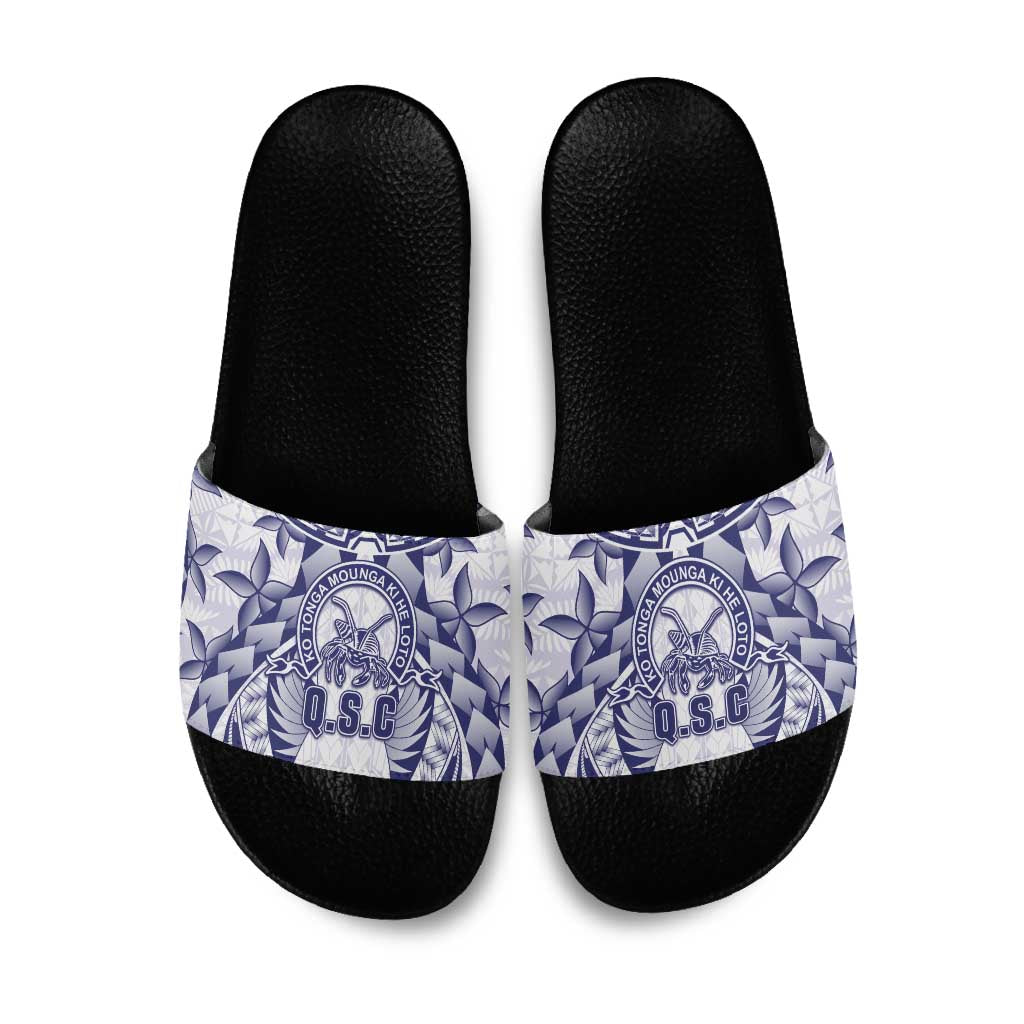 Tonga Queen Salote College Slide Sandals Centenary White Version