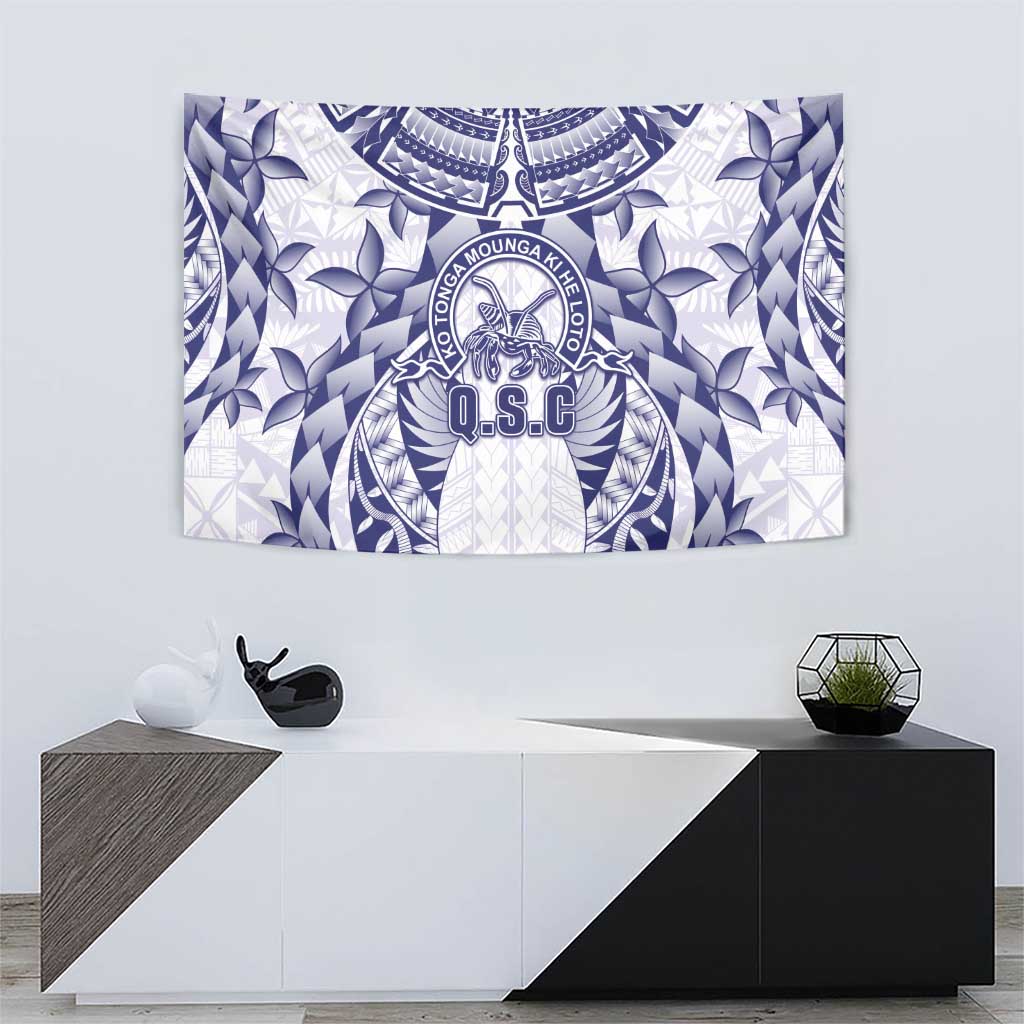 Tonga Queen Salote College Tapestry Centenary White Version