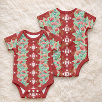 Hawaii Ohia Lehua Baby Onesie Tropical Vibes Crimson LT05 - Polynesian Pride