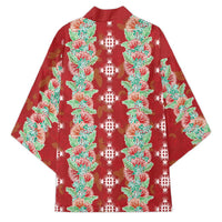 Hawaii Ohia Lehua Kimono Tropical Vibes Crimson