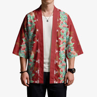 Hawaii Ohia Lehua Kimono Tropical Vibes Crimson