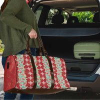 Hawaii Ohia Lehua Travel Bag Tropical Vibes Crimson