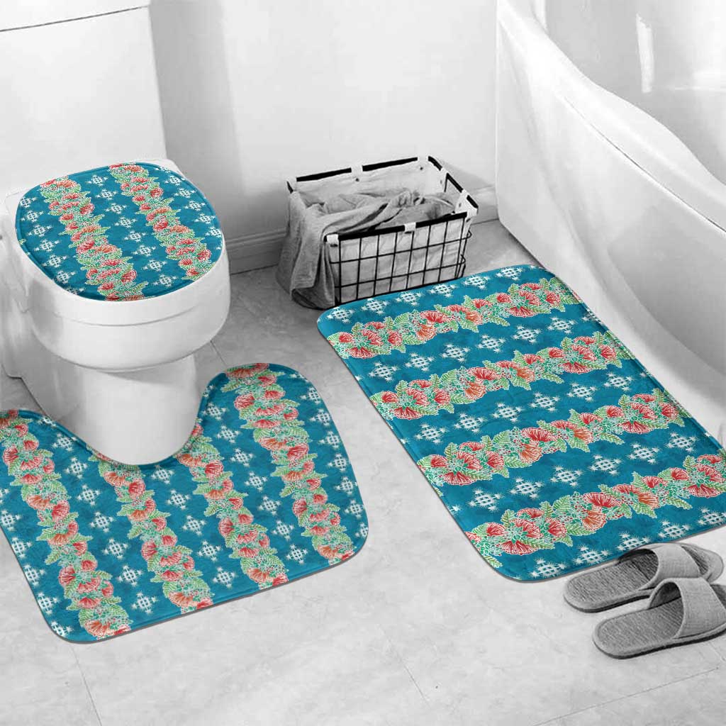 Hawaii Ohia Lehua Bathroom Set Tropical Vibes Teal
