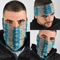 Hawaii Ohia Lehua Neck Gaiter Tropical Vibes Teal