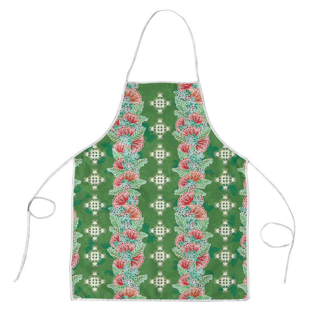 Hawaii Ohia Lehua Apron Tropical Vibes Green