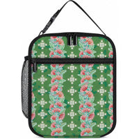 Hawaii Ohia Lehua Lunch Bag Tropical Vibes Green LT05 10.2 × 8.3 × 4.3 inch Green - Polynesian Pride