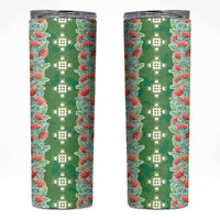 Hawaii Ohia Lehua Skinny Tumbler Tropical Vibes Green