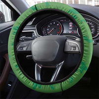 Hawaii Ohia Lehua Steering Wheel Cover Tropical Vibes Green