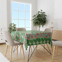 Hawaii Ohia Lehua Tablecloth Tropical Vibes Green