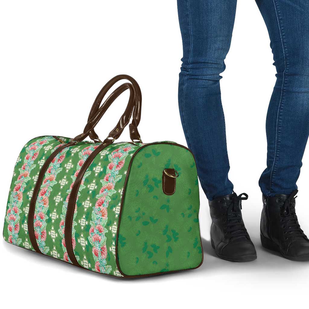 Hawaii Ohia Lehua Travel Bag Tropical Vibes Green