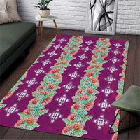 Hawaii Ohia Lehua Area Rug Tropical Vibes Fuchsia