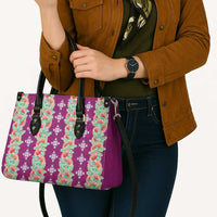 Hawaii Ohia Lehua Leather Bag Tropical Vibes Fuchsia