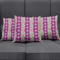 Hawaii Ohia Lehua Pillow Cover Tropical Vibes Fuchsia