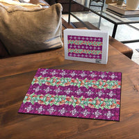 Hawaii Ohia Lehua Puzzle Tropical Vibes Fuchsia