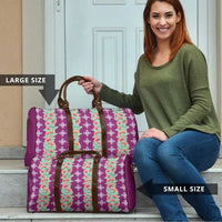 Hawaii Ohia Lehua Travel Bag Tropical Vibes Fuchsia
