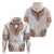 Africa Dashiki Hoodie With Polynesian Pattern Beige Version LT05 - Polynesian Pride