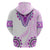 Africa Dashiki Hoodie With Polynesian Pattern Pink Version LT05 - Polynesian Pride