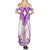 Africa Dashiki Summer Maxi Dress With Polynesian Pattern Pink Version LT05 - Polynesian Pride