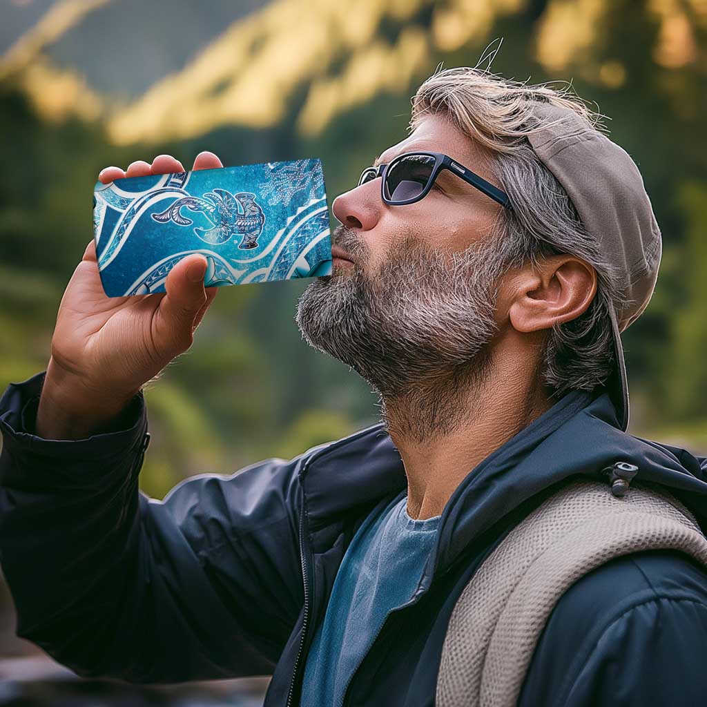 Polynesia World Ocean Day 4 in 1 Can Cooler Tumbler Ocean Style