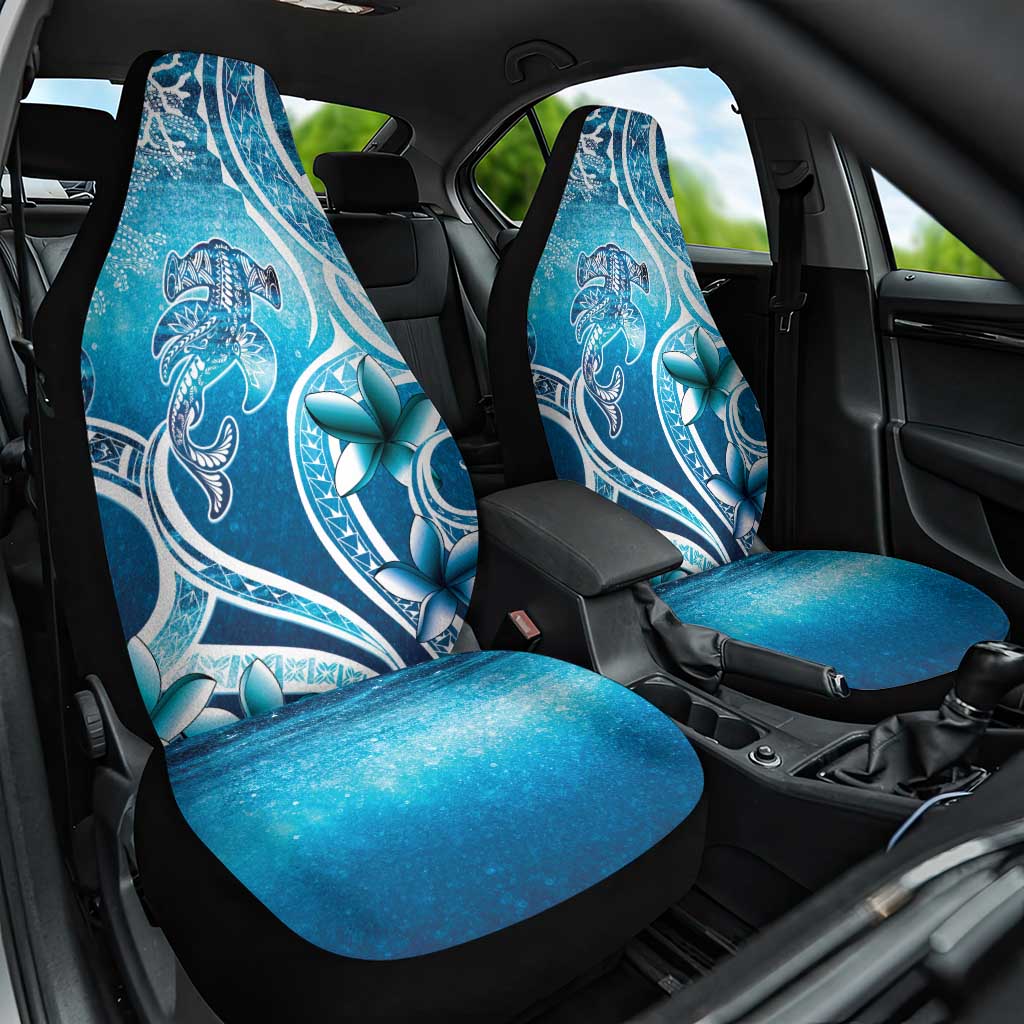 Polynesia World Ocean Day Car Seat Cover Ocean Style LT05 One Size Blue - Polynesian Pride