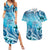 Polynesia World Ocean Day Couples Matching Summer Maxi Dress and Hawaiian Shirt Ocean Style