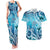 Polynesia World Ocean Day Couples Matching Tank Maxi Dress and Hawaiian Shirt Ocean Style